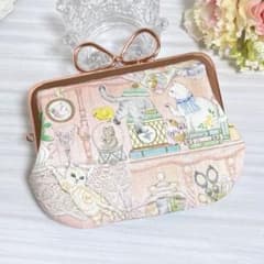 訳あり】親子がま口財布 22fabric*22キャビネット/ピンク - メルカリ