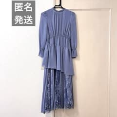 AMLILE アムリル　ワンピース　パーティドレス　パープル　紫