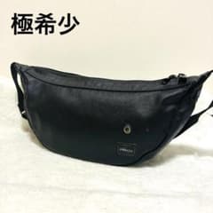 極希少】ポーター 三日月 レザー ボディバッグ ブラック ジャムホーム 