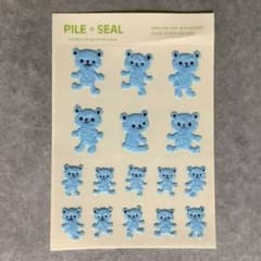 PILE SEAL パイルシール 3枚　MINDWAVE 平成レトロ　当時品 MIND WAVE PILE SEAL パイル シール くま 平成レトロ - メルカリ