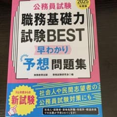 公務員試験 職務基礎力試験BEST 2025年版のサムネイル