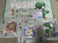 이치 반 쿠지 SUPER MARIO with YOSHI 고무 & 수건