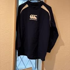 上下↕️canterbury ラグビー ウォームアップウェア ネイビー150サイズ
