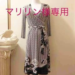 美品★ カシュクールワンピース ラップワンピース ワンピースドレス ドレスのサムネイル