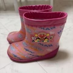アンパンマン レインブーツ ピンク　14cmのサムネイル