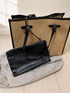 GIANNI CHIARINI ジャンニキアリーニ キャンバストート ポーチ付のサムネイル