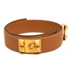 極美品HERMES エルメス ベルトポップH ブラック／ゴールド ピンク