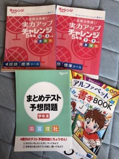 実力アップチャレンジ 5年生 国算理社のサムネイル