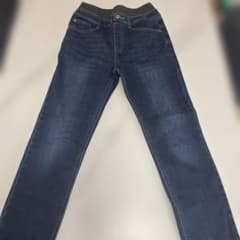 キッズ デニムパンツ ロングパンツ ウエストゴム 170のサムネイル