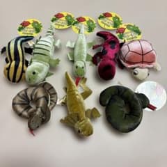 わくわくの両生類・爬虫類 ぬいぐるみ 8種類 - メルカリ