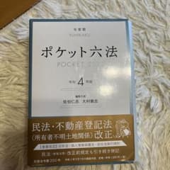ポケット六法 令和4年版のサムネイル