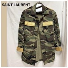 SAINT LAURENT 산 로랑 카모플라주 밀리터리 재킷 S