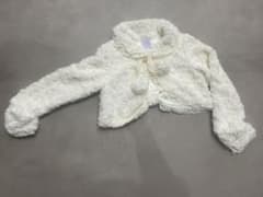 キッズボレロ　ホワイト　110センチ　axesfemmeKIDSのサムネイル