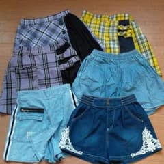 女の子 パンツ スカート 5枚セットのサムネイル
