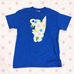 星柄プリントTシャツ M ブルーのサムネイル