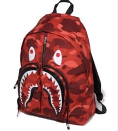 A BATHING APE シャーク　リュック　レッド　SWAG【希少】のサムネイル