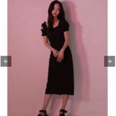 【新品未使用】melt the lady ドロストペンシルマキシワンピースのサムネイル