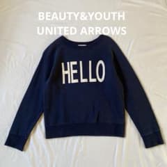 BEAUTY&YOUTH UNITED ARROWS HELLO ロゴスウェット