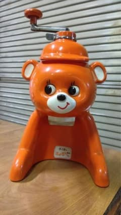 昭和レトロ　タイガー　かき氷機　きょろちゃん　オレンジ　当時もののサムネイル