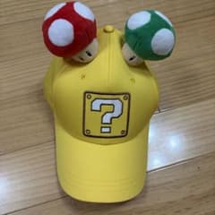 USJ マリオ ハテナブロック キノコ　キャップ 帽子のサムネイル