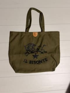 IL BISONTE 55周年マンスリートートバッグ　カーキ IL BISONTE 55周年マンスリートートバッグ カーキ - メルカリ