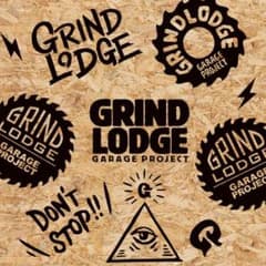 最終値下。grindlodgeカッティングステッカー３枚セット（正規品） 最終値下。grindlodgeカッティングステッカー3枚セット（正規品