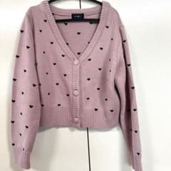 evelyn ハートカーディガン evelyn - evelynハートカーディガンの通販 by 量産型ショップ