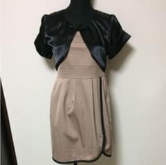 スコットクラブ＆ROPE バイカラードレスビジューボレロセットのサムネイル