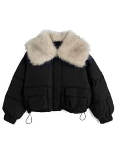 GRL ビッグファーカラーダウンブルゾン[fo2218]のサムネイル