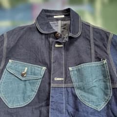 クレイジーパターン デニムジャケット カバーオール 日本製のサムネイル