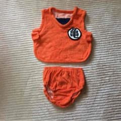 80〜90 ドラゴンボール ベビー服 ☆☆のサムネイル