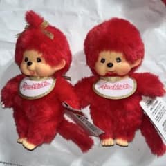 顔厳選】キディランド80周年 モンチッチ S 男の子 女の子 赤モンチッチ