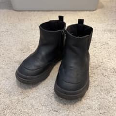 ZARA キッズ サイドジップブーツ ブラック 28(17.5cm)のサムネイル