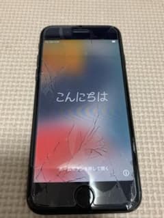 iPhone 7 Black 画面割れあり値下げしましたのサムネイル