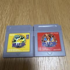 ゲームボーイ ポケットモンスター 赤 ピカチュウ 2本セットのサムネイル