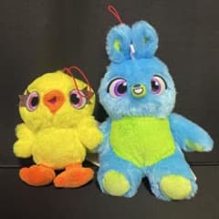 Disney PIXAR 토이 스토리 4 덕키 & 토끼 봉제 인형