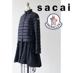 MONCLER × sacai モンクレール サカイ SATOMI ダウンコート - メルカリ