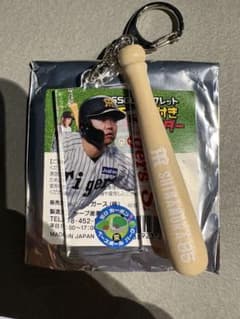 阪神タイガース嶋村麟士朗選手！SGL限定！バットキーホルダー！推し活に最適！のサムネイル