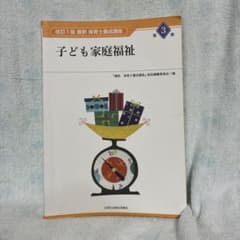 子ども家庭福祉 改訂1版 最新保育士養成講座 第3巻のサムネイル