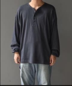 ULTERIOR C/CASH HONEYCOMB HENLEYNECK TOP - メルカリ