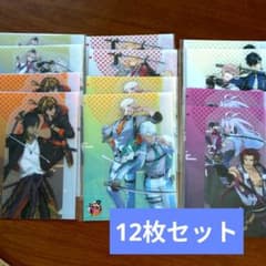 刀剣乱舞A5クリアファイル6種類各2枚合計12枚セットセブンイレブンのサムネイル