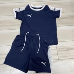PUMA 120 半袖セットアップ スポーツウェア ネイビー - 3