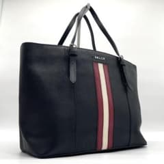 現行 美品 バリー トートバッグ スープラ トレスポ ロゴ サフィアーノ