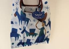 KALDI エコバッグ Helpers ブルー 新品のサムネイル