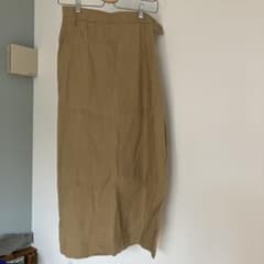 無印良品ヘンプ混 ロングスカート Lサイズのサムネイル