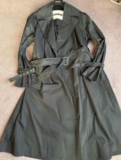 未使用 JIL SANDER ジルサンダー トレンチコート ブラック イタリア製 