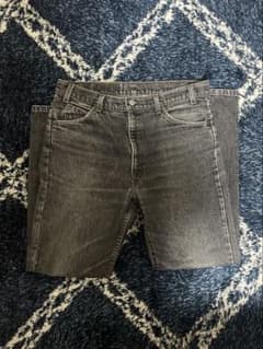 先染め ヒゲ LEVI'S 505 BLACK DENIM PANTS W36 - メルカリ