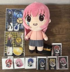 ぼっちざろっく！　ぶるぶるぬいぐるみM　アクスタ　アクキー　10点セット　まとめ