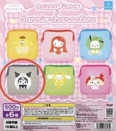 にっこりーノ×サンリオキャラクターズ お弁当のスクエアポーチ クロミのサムネイル