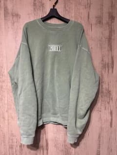 出*品様 KITH オリーブグリーン クルーネック スウェットのサムネイル